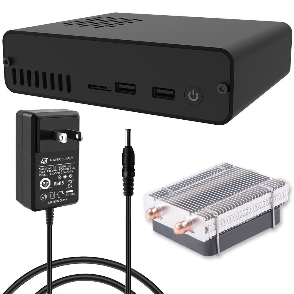 DeskPi Pro with PSU and ICE Tower cooler