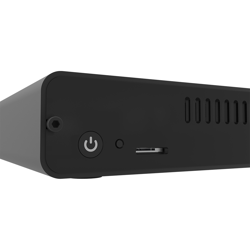 Power button and TF card slot