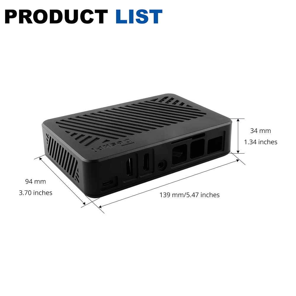 DeskPi Lite for Raspberry Pi 4
