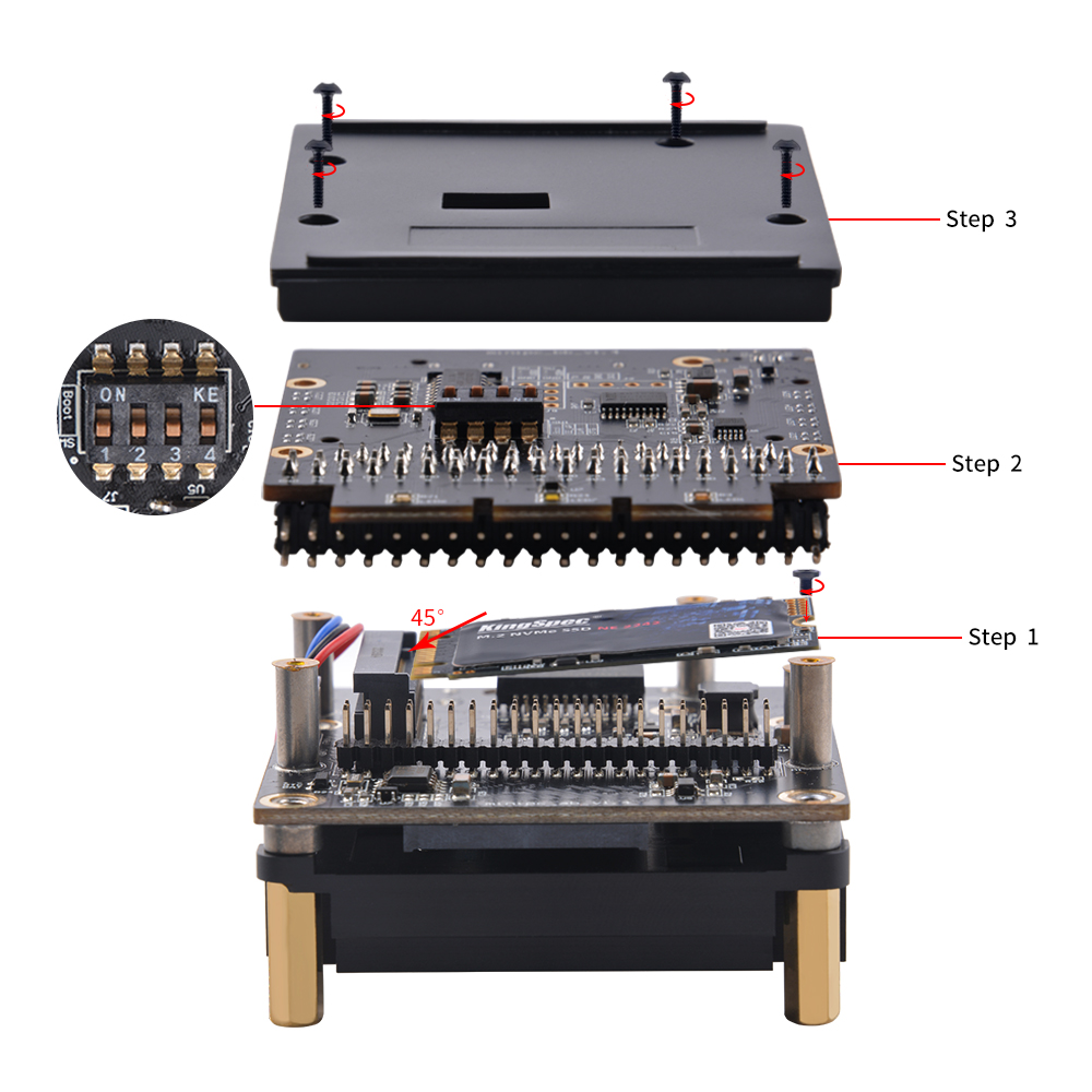 DIP Switch and SSD Details