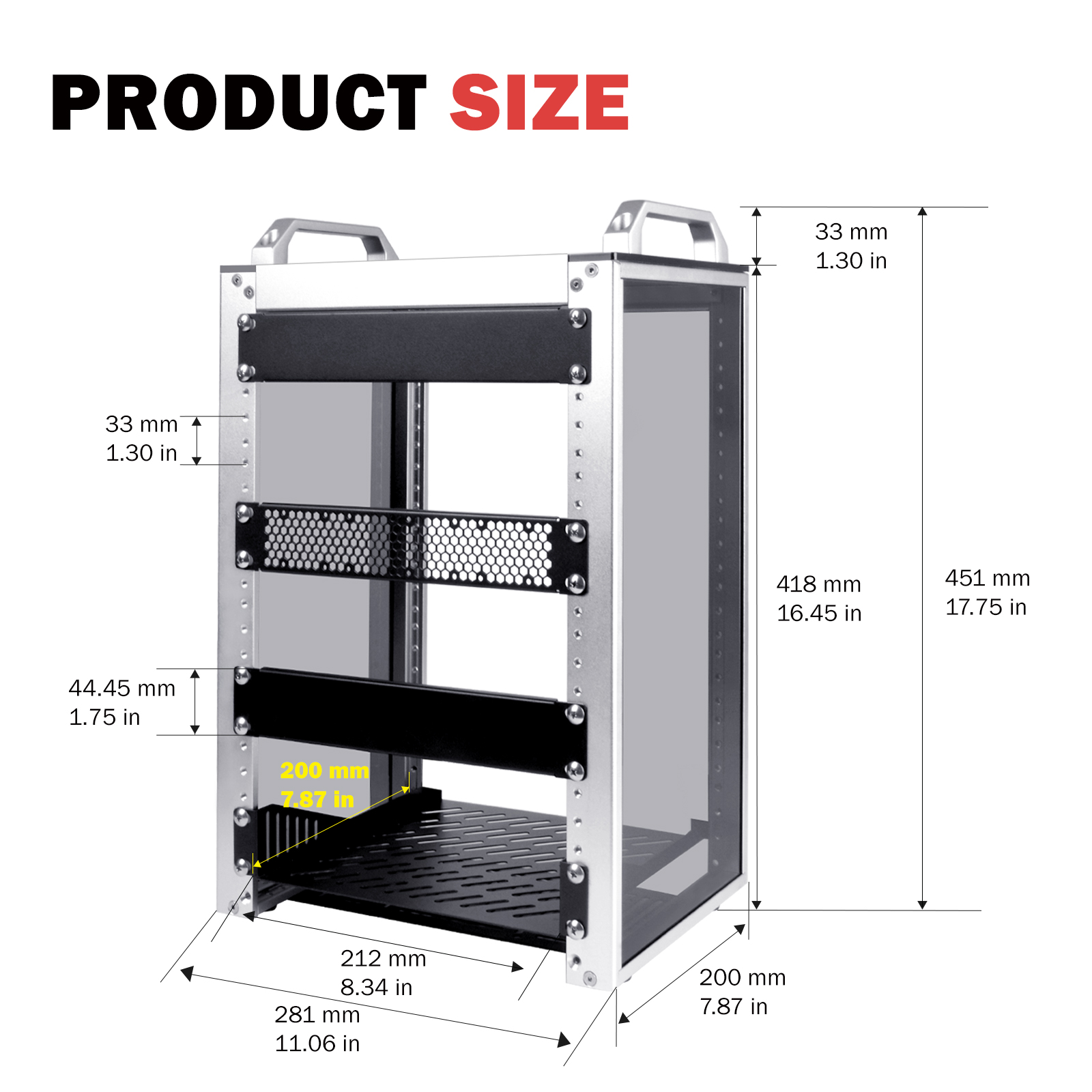 RackMate T1 frame detail