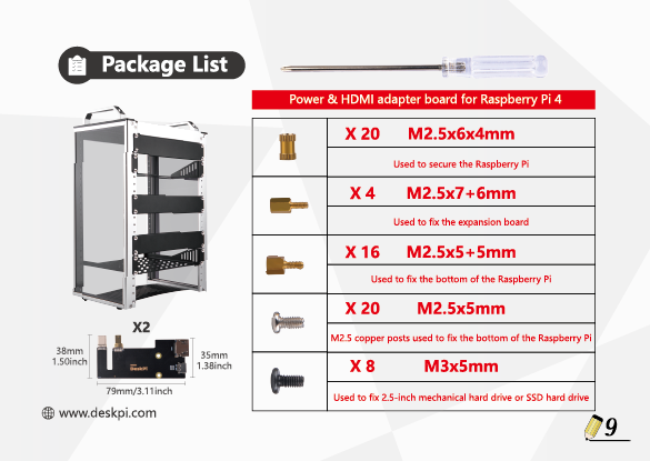 Package Includes