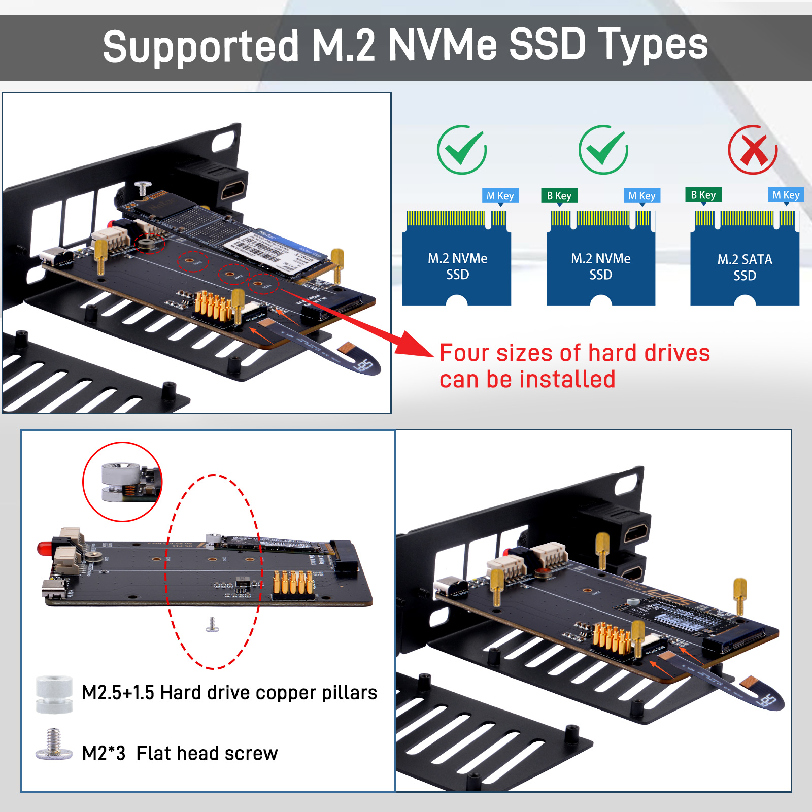 Supported NVMe SSD Types