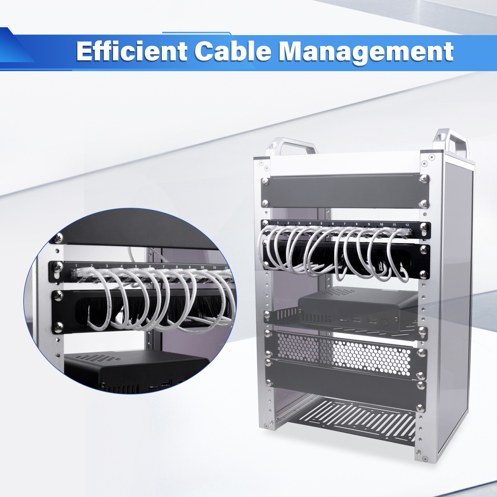Cable Management Pass-Through 1