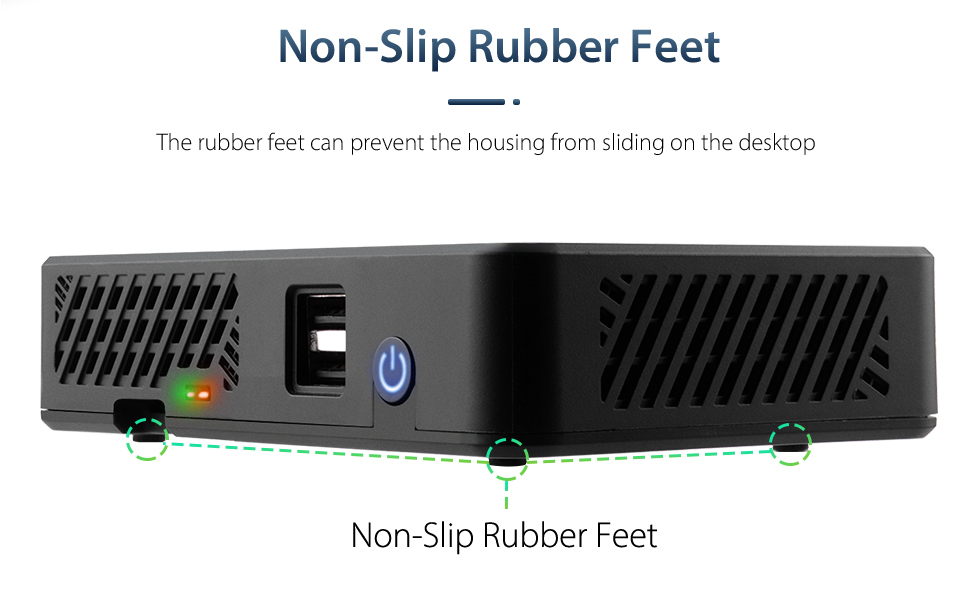 Non-Slip Rubber Feet
