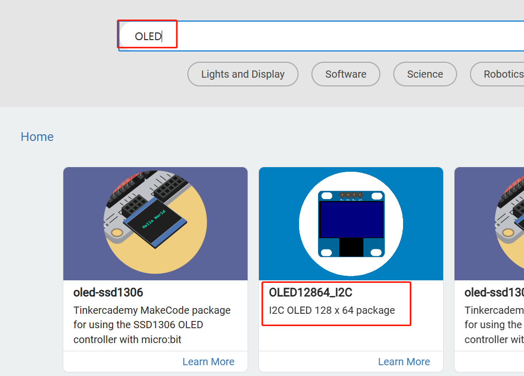 OLED Extension Code