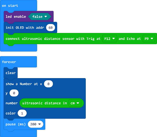 Ultrasonic Code Example